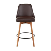 Marcel Upholstered 26" Fixed-Height Counter Stool - Set of 2