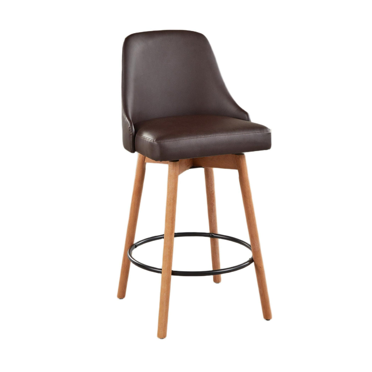 Marcel Upholstered 26" Fixed-Height Counter Stool - Set of 2