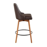 Marcel Upholstered 26" Fixed-Height Counter Stool - Set of 2
