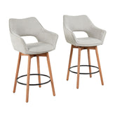 Mustang 26" Fixed-Height Counter Stool - Set of 2
