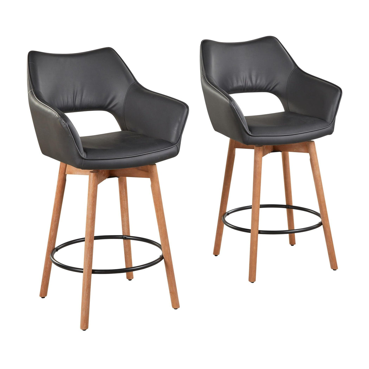 Mustang 26" Fixed-Height Counter Stool - Set of 2