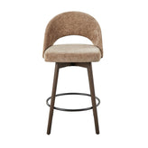 Renee Upholstered 26" Fixed-Height Counter Stool - Set of 2