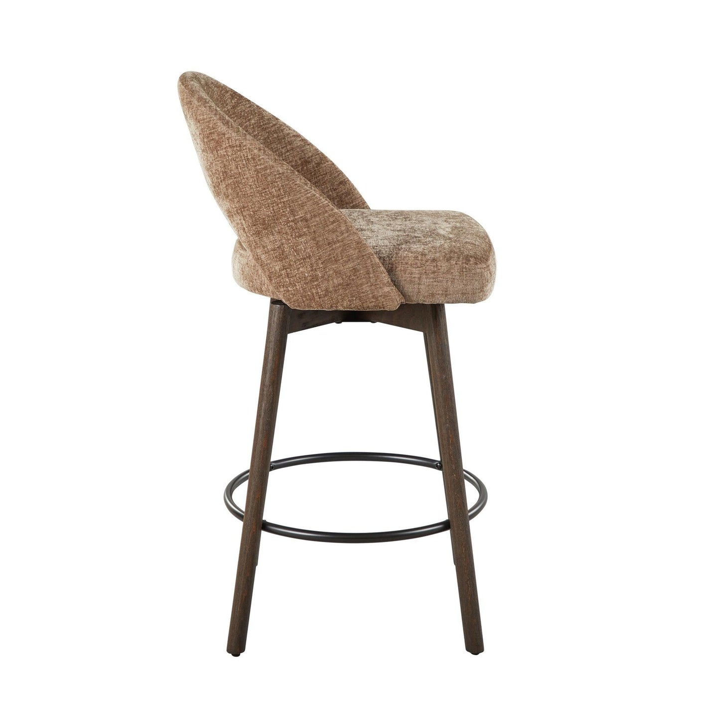 Renee Upholstered 26" Fixed-Height Counter Stool - Set of 2