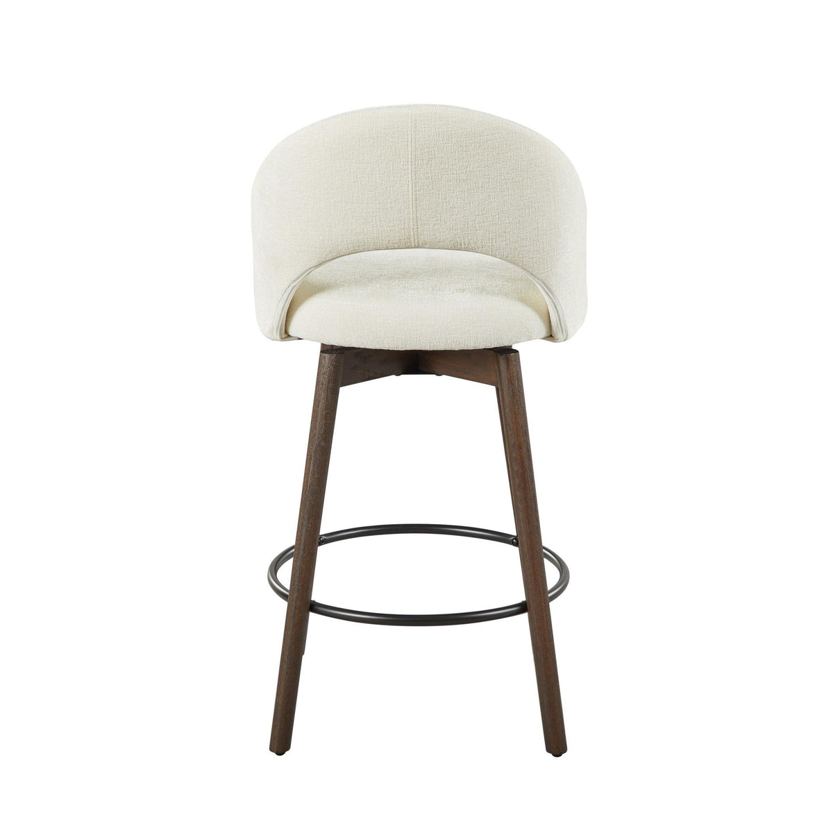 Renee Upholstered 26" Fixed-Height Counter Stool - Set of 2