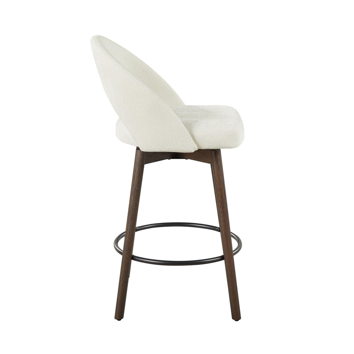 Renee Upholstered 26" Fixed-Height Counter Stool - Set of 2