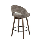 Renee Upholstered 26" Fixed-Height Counter Stool - Set of 2