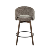 Renee Upholstered 26" Fixed-Height Counter Stool - Set of 2