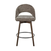 Renee Upholstered 26" Fixed-Height Counter Stool - Set of 2