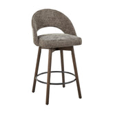 Renee Upholstered 26" Fixed-Height Counter Stool - Set of 2