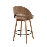 Renee Upholstered 26" Fixed-Height Counter Stool - Set of 2