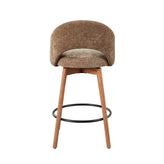 Renee Upholstered 26" Fixed-Height Counter Stool - Set of 2