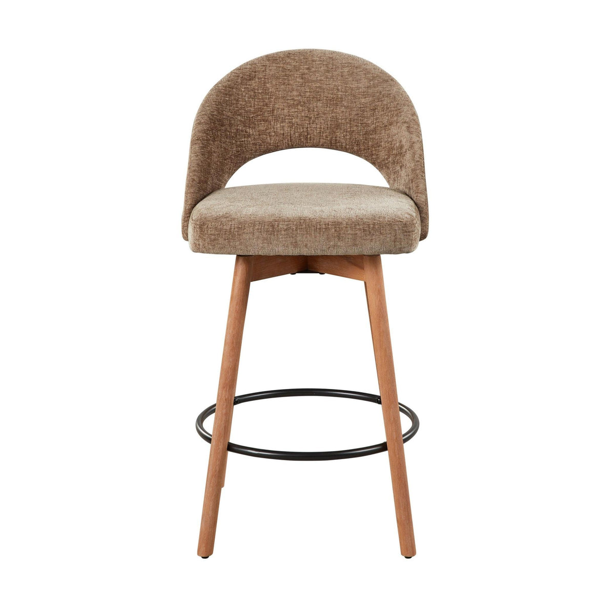 Renee Upholstered 26" Fixed-Height Counter Stool - Set of 2