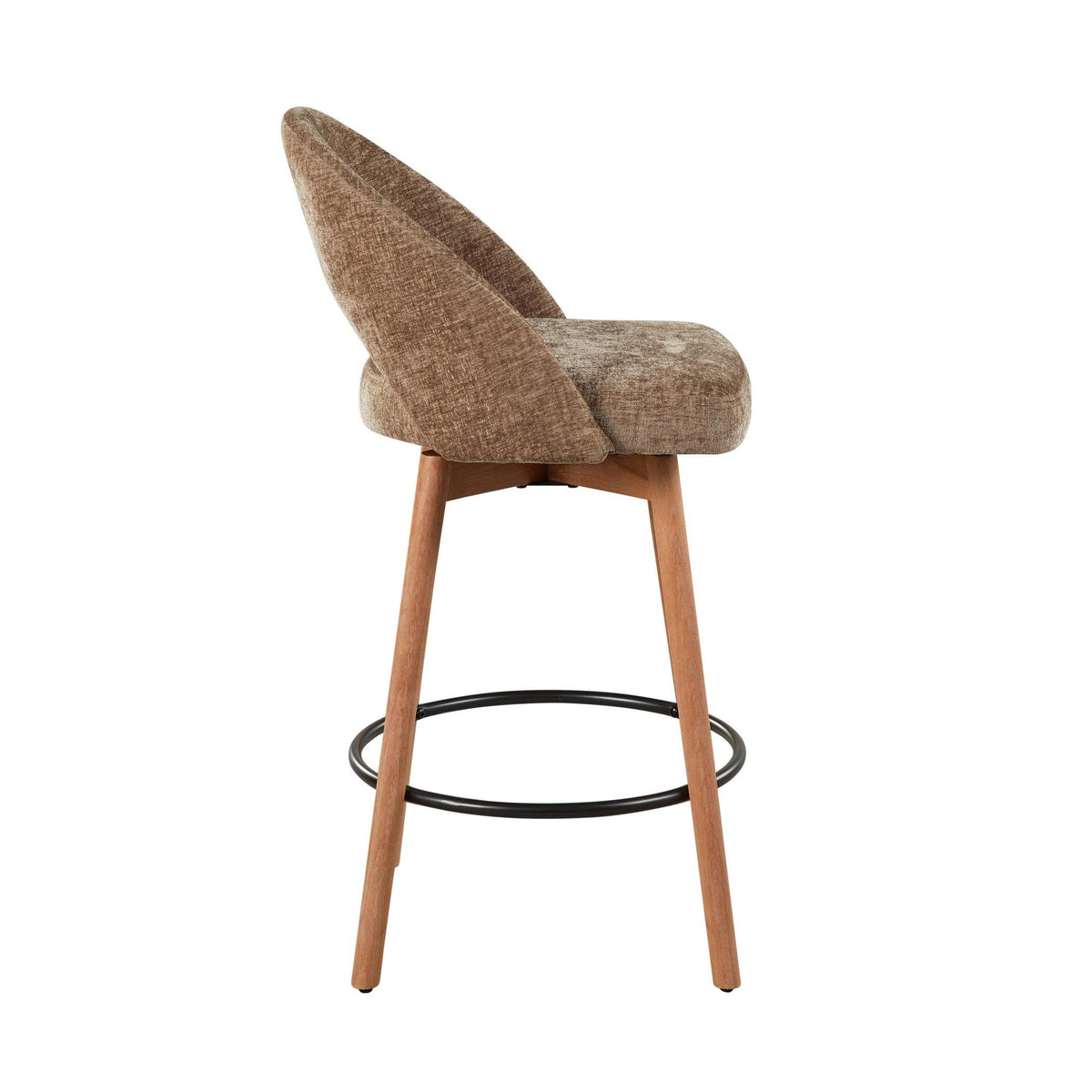 Renee Upholstered 26" Fixed-Height Counter Stool - Set of 2
