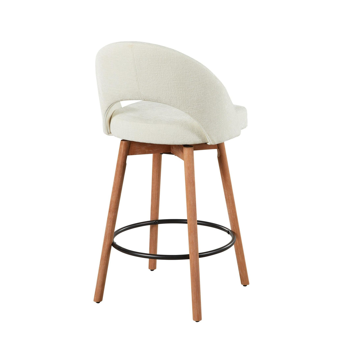 Renee Upholstered 26" Fixed-Height Counter Stool - Set of 2