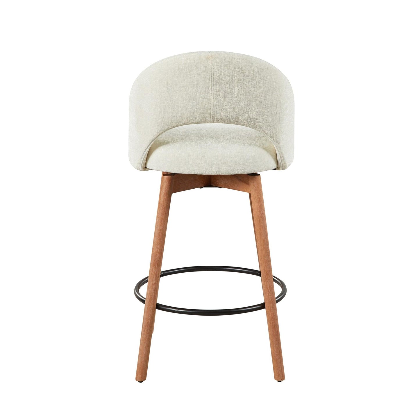 Renee Upholstered 26" Fixed-Height Counter Stool - Set of 2