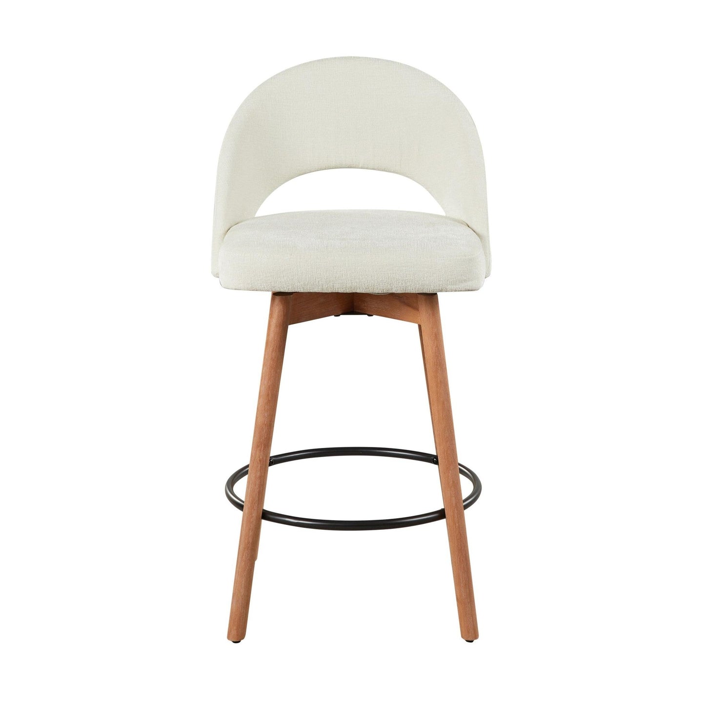 Renee Upholstered 26" Fixed-Height Counter Stool - Set of 2