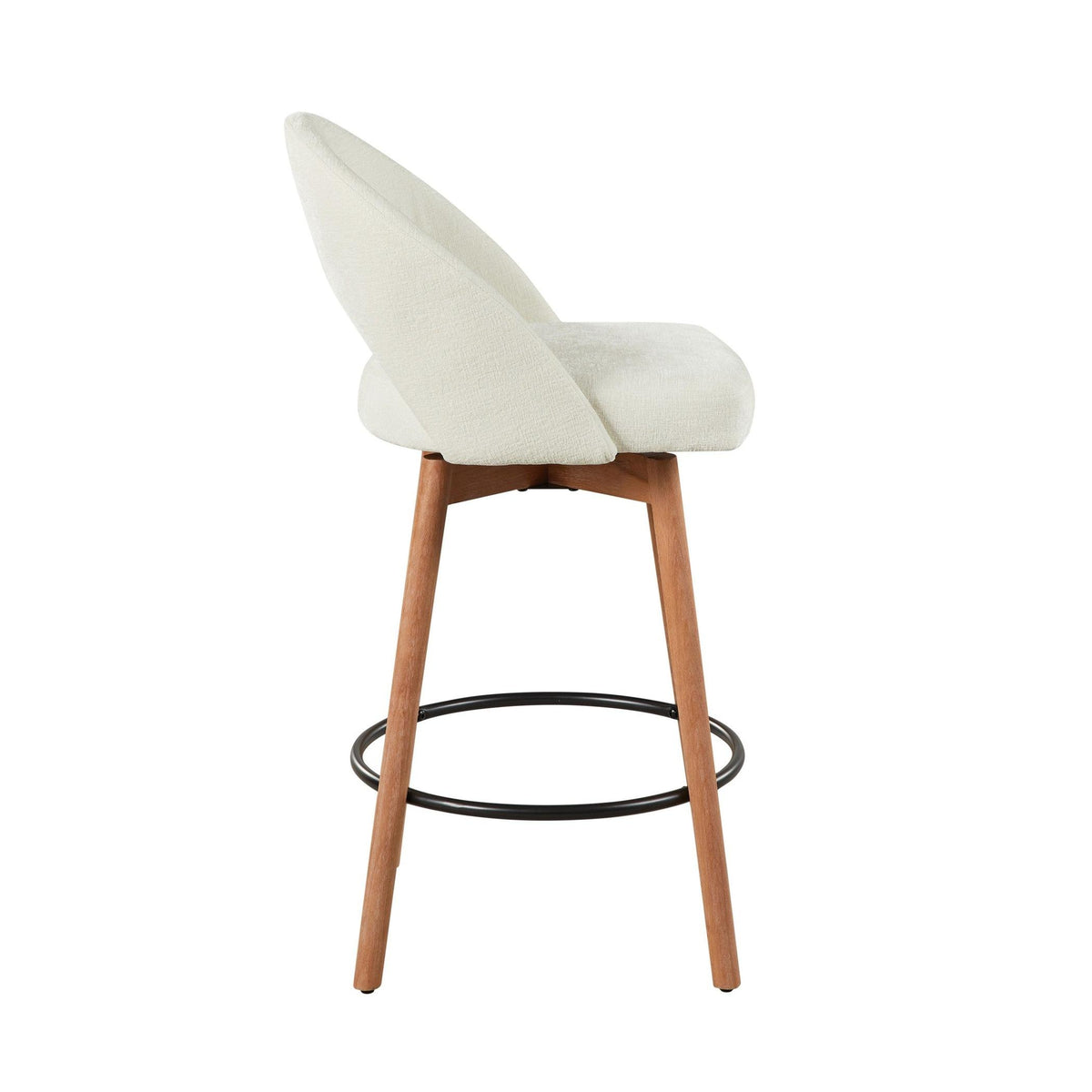 Renee Upholstered 26" Fixed-Height Counter Stool - Set of 2