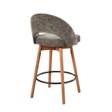 Renee Upholstered 26" Fixed-Height Counter Stool - Set of 2