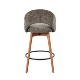 Renee Upholstered 26" Fixed-Height Counter Stool - Set of 2