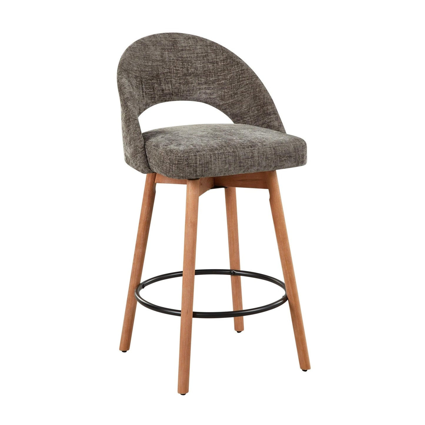 Renee Upholstered 26" Fixed-Height Counter Stool - Set of 2