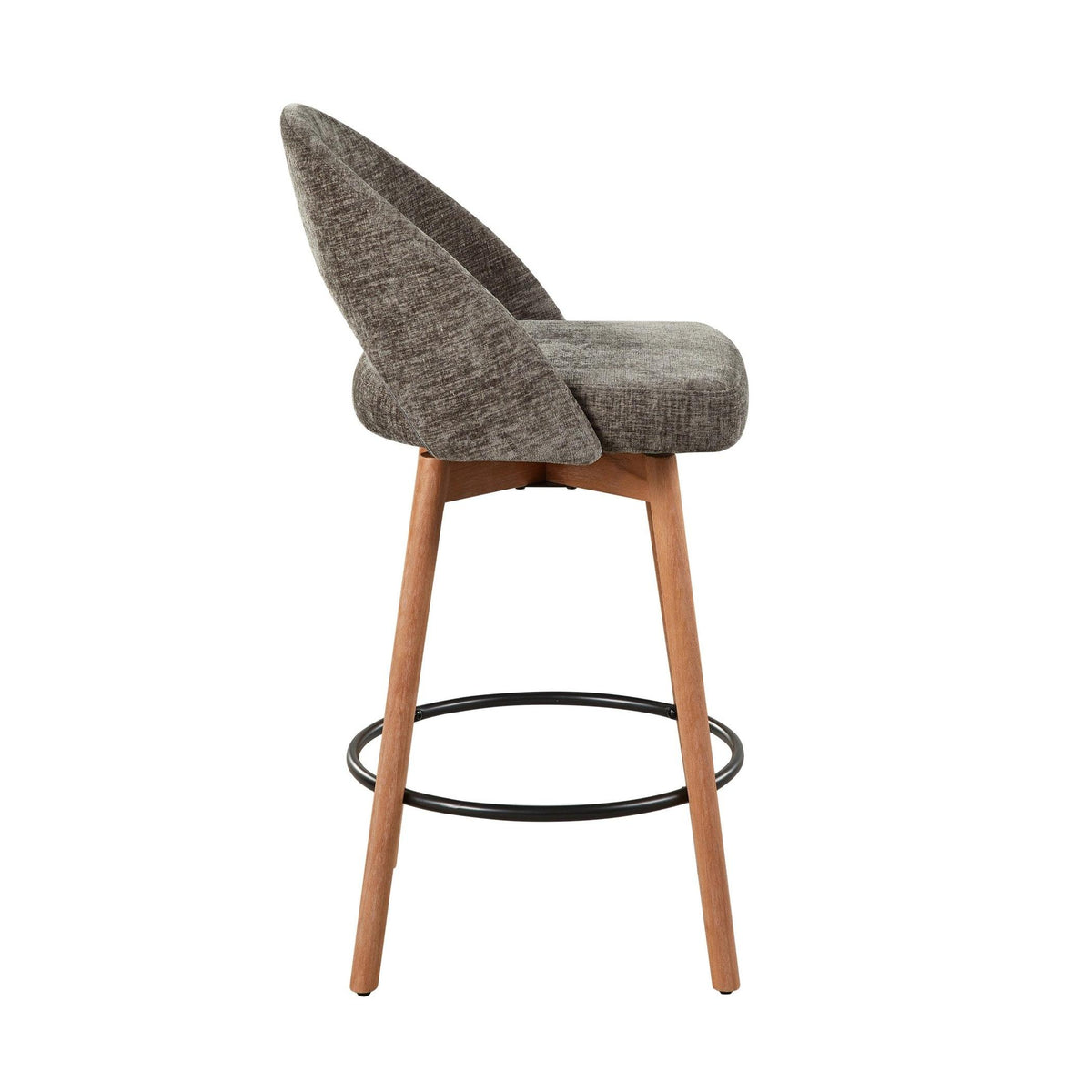 Renee Upholstered 26" Fixed-Height Counter Stool - Set of 2