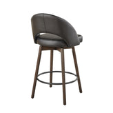Renee Upholstered 26" Fixed-Height Counter Stool - Set of 2