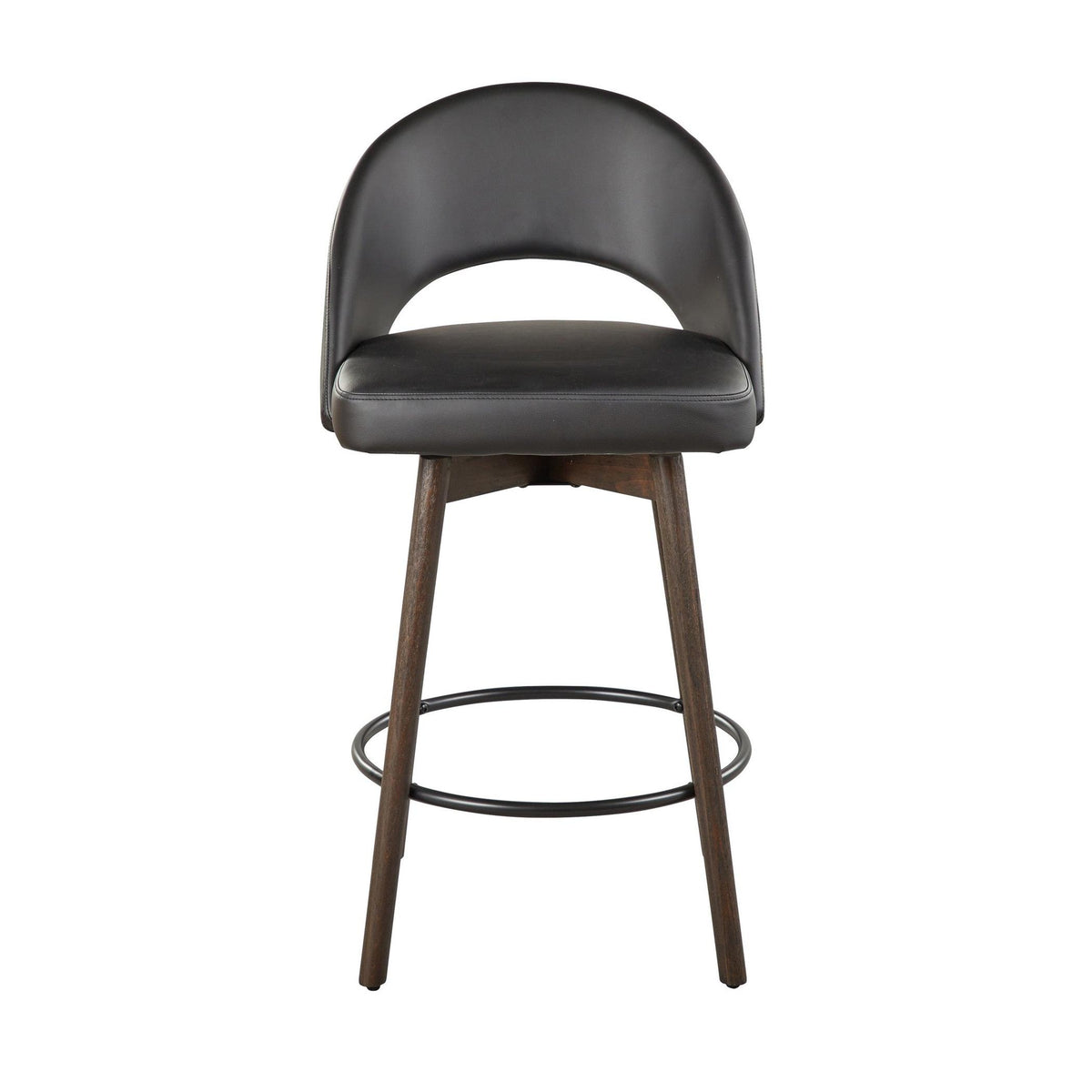 Renee Upholstered 26" Fixed-Height Counter Stool - Set of 2