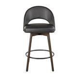 Renee Upholstered 26" Fixed-Height Counter Stool - Set of 2