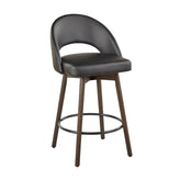 Renee Upholstered 26" Fixed-Height Counter Stool - Set of 2