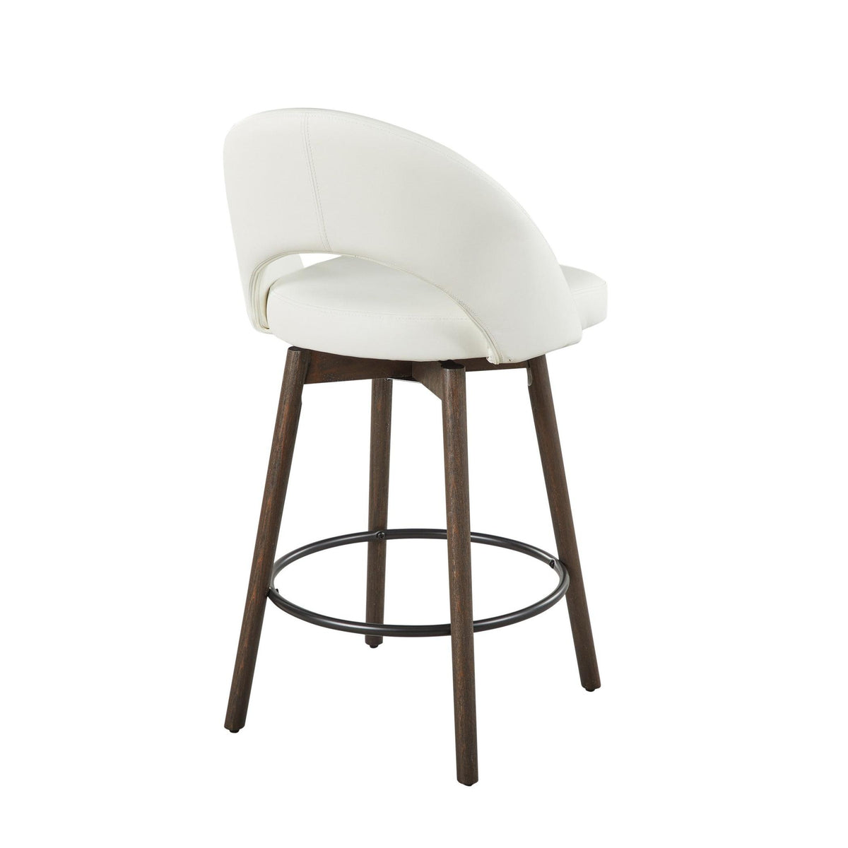 Renee Upholstered 26" Fixed-Height Counter Stool - Set of 2