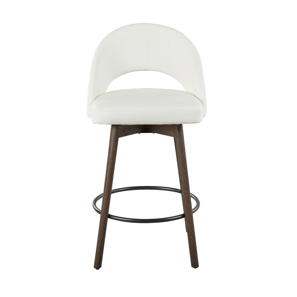 Renee Upholstered 26" Fixed-Height Counter Stool - Set of 2