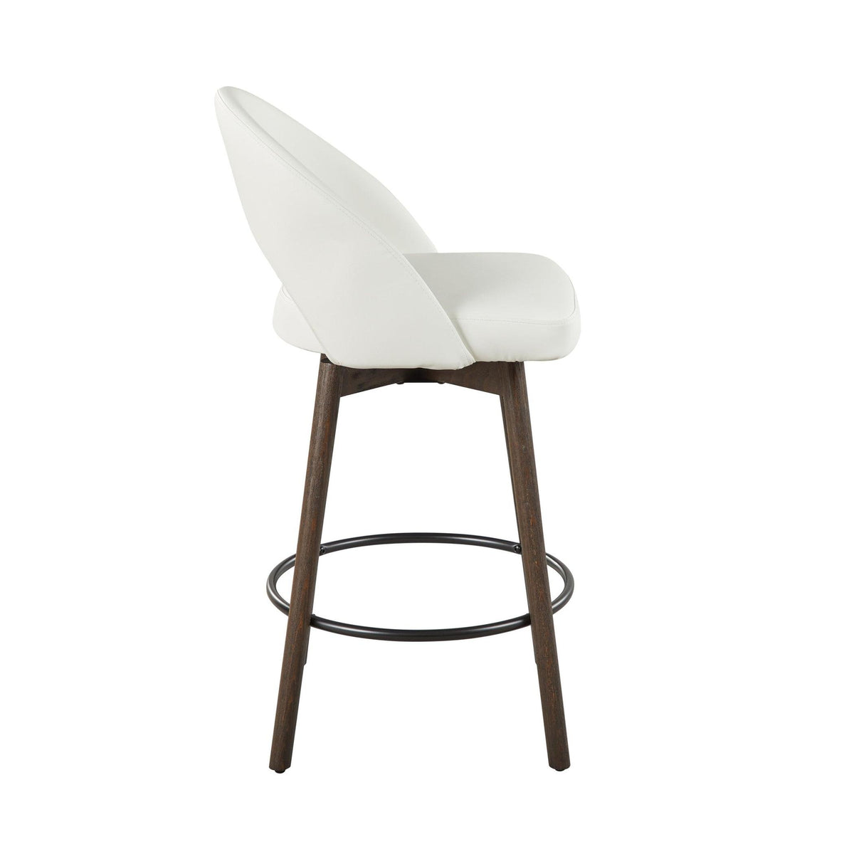 Renee Upholstered 26" Fixed-Height Counter Stool - Set of 2