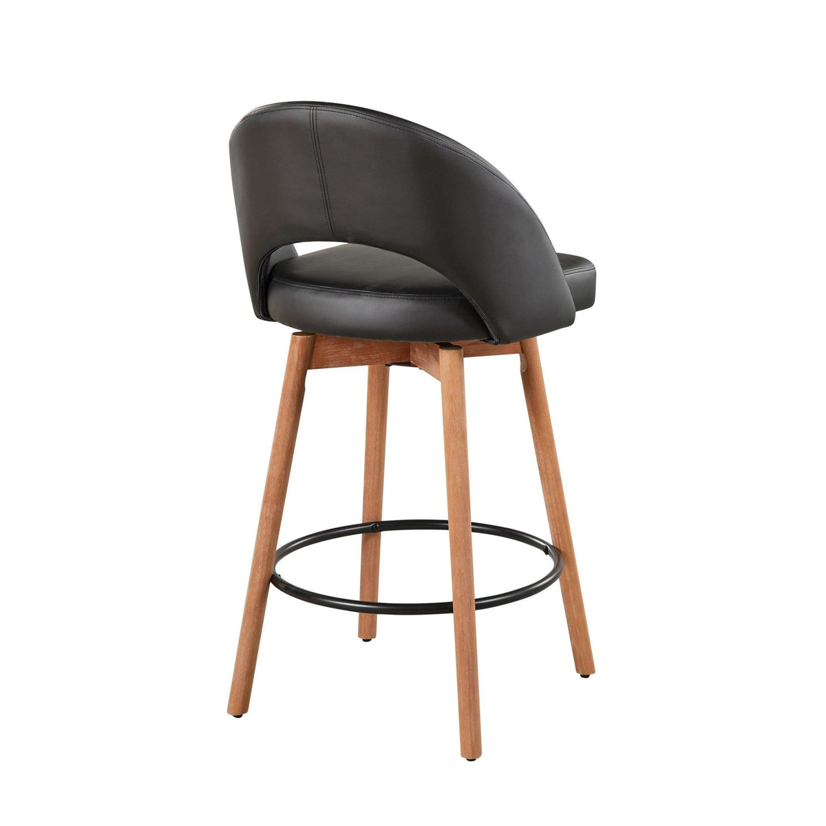 Renee Upholstered 26" Fixed-Height Counter Stool - Set of 2