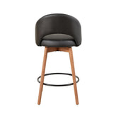 Renee Upholstered 26" Fixed-Height Counter Stool - Set of 2