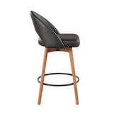 Renee Upholstered 26" Fixed-Height Counter Stool - Set of 2