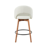 Renee Upholstered 26" Fixed-Height Counter Stool - Set of 2