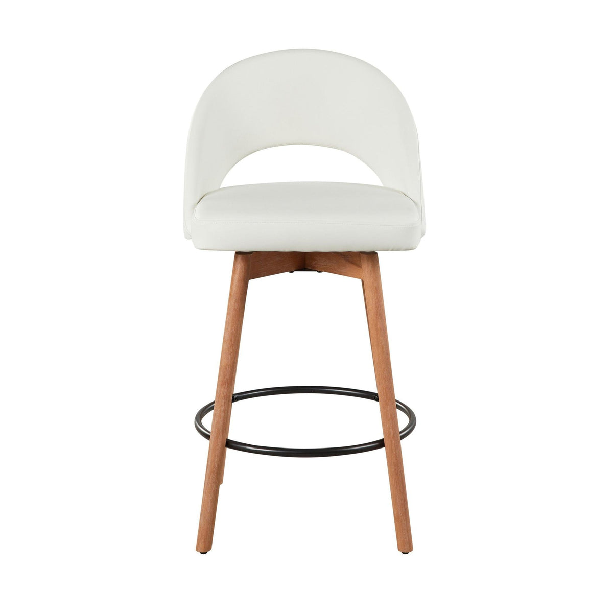 Renee Upholstered 26" Fixed-Height Counter Stool - Set of 2