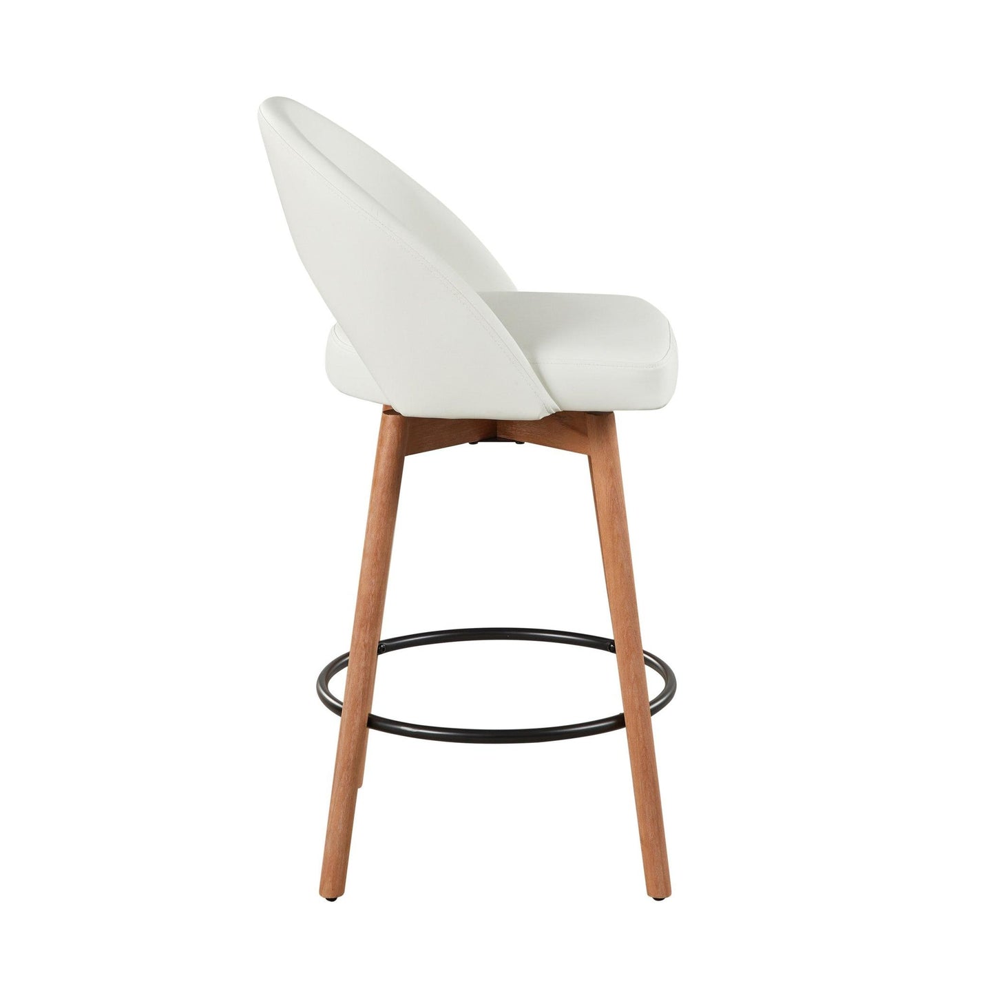 Renee Upholstered 26" Fixed-Height Counter Stool - Set of 2