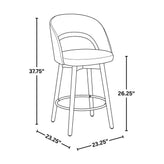 Reno 26" Fixed-Height Counter Stool - Set of 2
