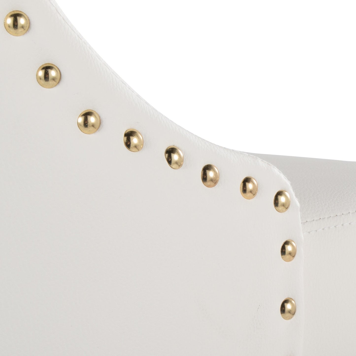 Studded Marcel 27" Fixed-Height Counter Stool - Set of 2