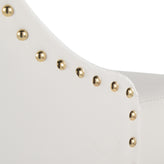 Studded Marcel 27" Fixed-Height Counter Stool - Set of 2