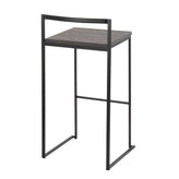 Fuji Stacker 30" Fixed-Height Barstool - Set of 2