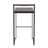 Fuji Stacker 30" Fixed-Height Barstool - Set of 2