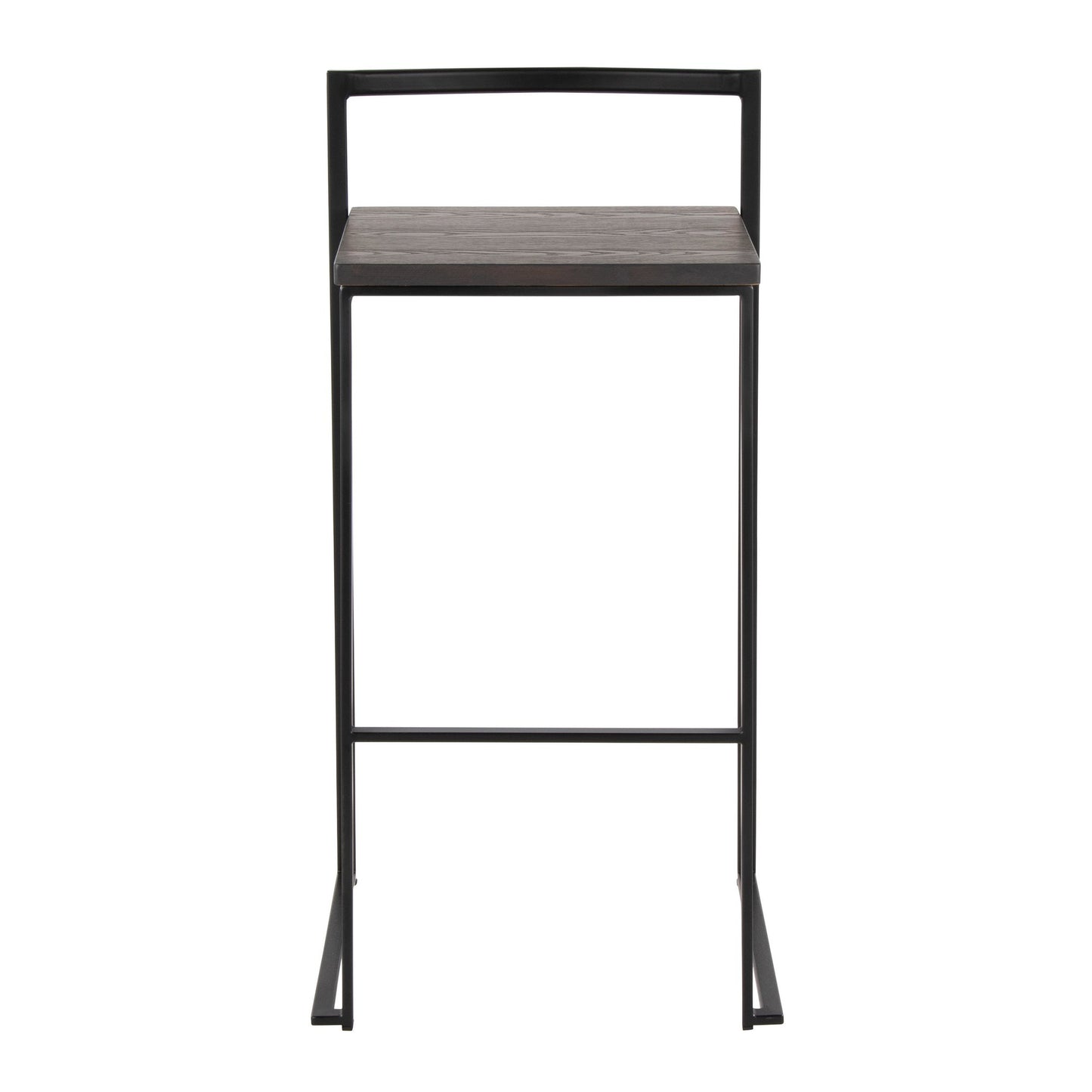 Fuji Stacker 30" Fixed-Height Barstool - Set of 2