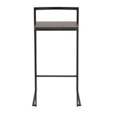 Fuji Stacker 30" Fixed-Height Barstool - Set of 2