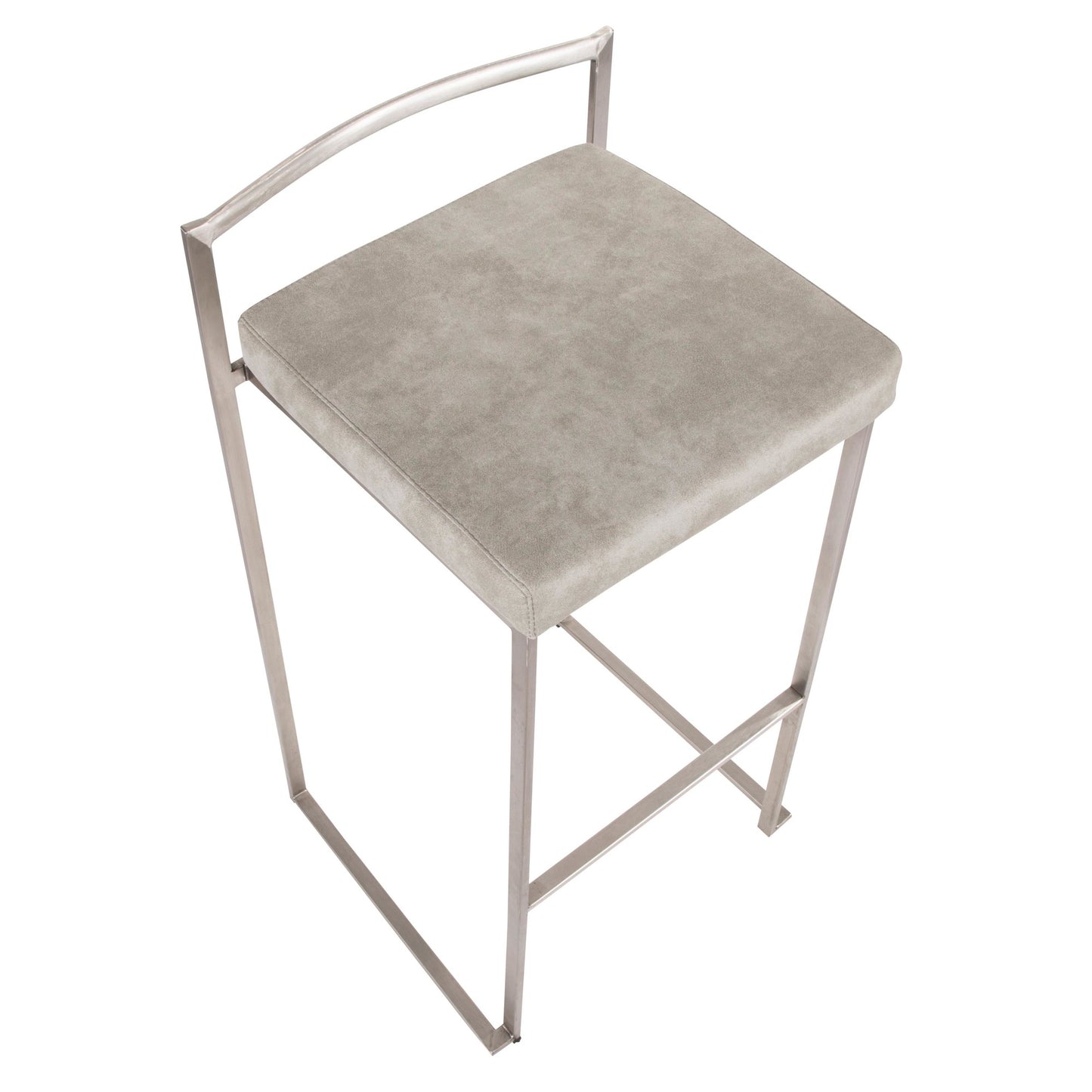 Fuji Stacker 30" Fixed-Height Barstool - Set of 3
