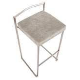 Fuji Stacker 30" Fixed-Height Barstool - Set of 3