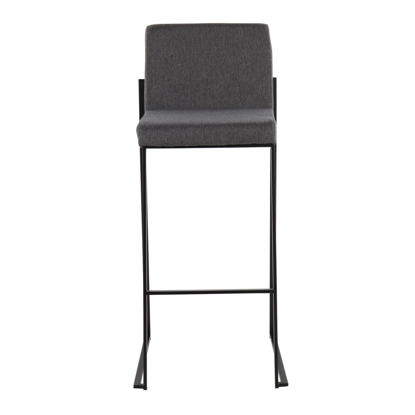 Fuji High Back 30" Fixed-Height Barstool - Set of 3