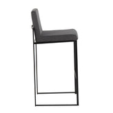 Fuji High Back 30" Fixed-Height Barstool - Set of 3