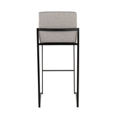 Fuji High Back 30" Fixed-Height Barstool - Set of 3